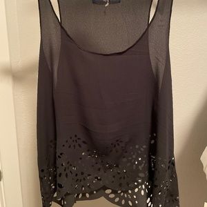 Brandy Melville black crop top